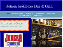 Tablet Screenshot of jokersicehouse.net